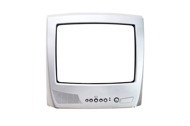 istock Old tv on isolated. Retro technology concept. Blank screen for text. 1280187927