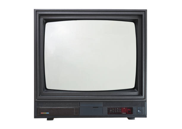 istock The old TV on the isolated.Retro technology concept. 1280187985