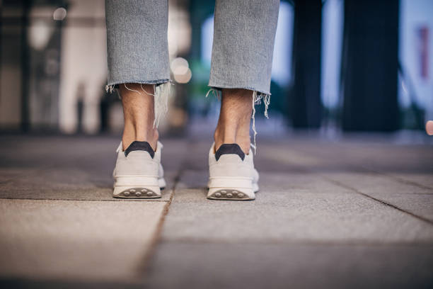 istock Close up view of man´s shoes 1280187995