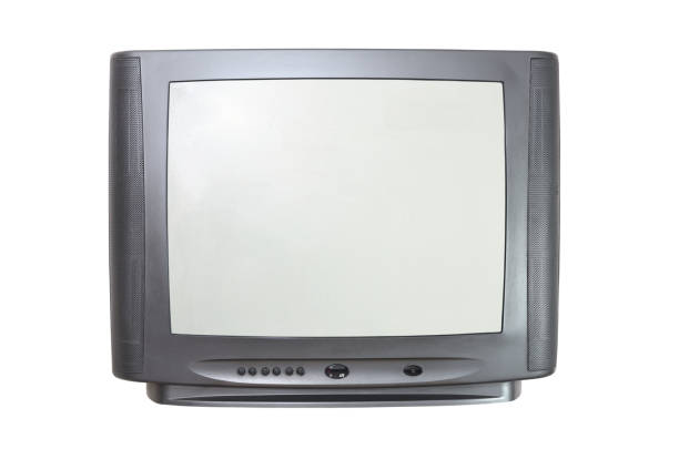 istock The old TV on the isolated.Retro technology concept. 1280188091