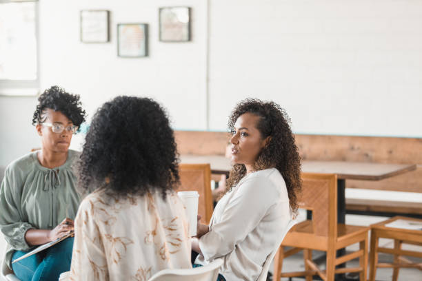 istock Group of women speak honestly with each other 1280190382