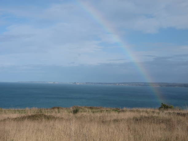 Rainbow over the Bay of Saint-Brieuc