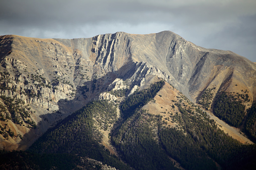 Mountain ridge in the Lost River Range of Idaho.