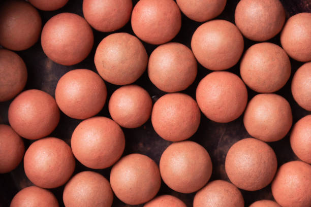 istock Blush balls for makeup are close. 1280192710