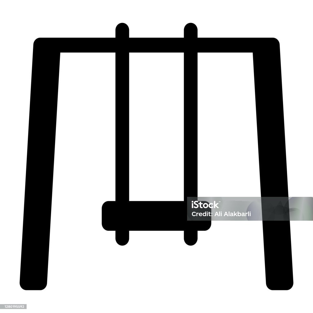 Swin Symbol Swing Symbol On White Background Stock Illustration - Download Image ...