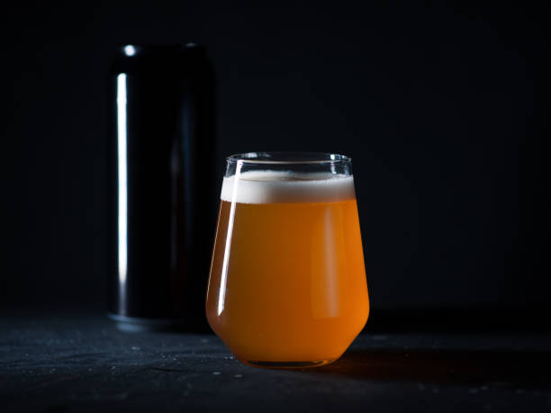 istock Craft beer gose on a dark background in a glass 1280203633