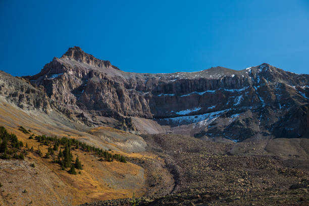 ブレイン盆地、サンファン山脈、コロラド州からのシルク山 - san juan basin ストックフォトと画像