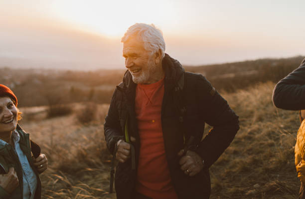 istock Senior couple hiking 1280204843
