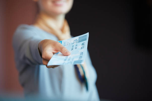 istock Registering at Check In Desk in Airport 1280207993