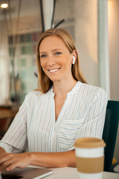 istock Businesswoman using laptop 1280208509