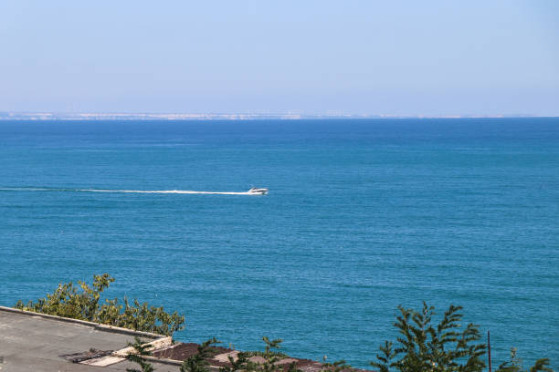 istock a motorboat sailing on the Black Sea 1280209289