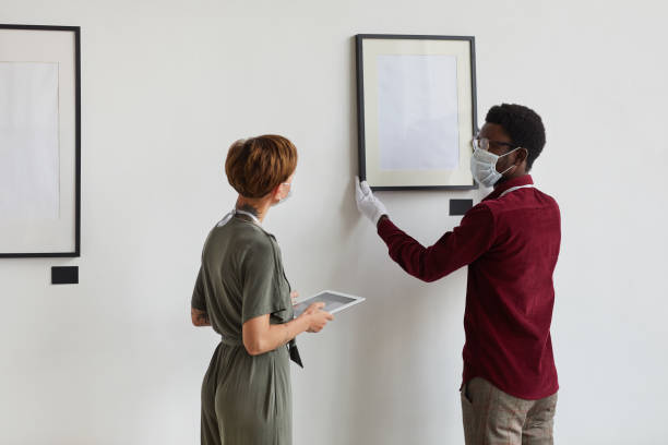 istock People Wearing Masks Planning Art Gallery 1280209586