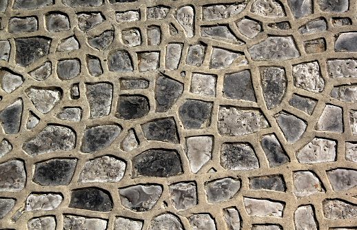 Multiform Stone Background Multiform Stone Wall Textured Rustic Rocks Stock Photo ...