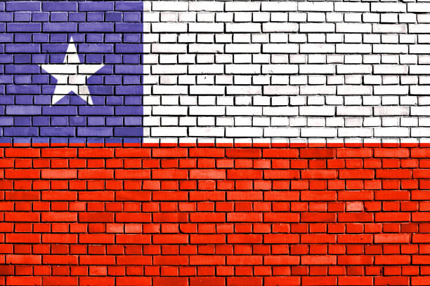 istock flag of Chile painted on brick wall 1280213650