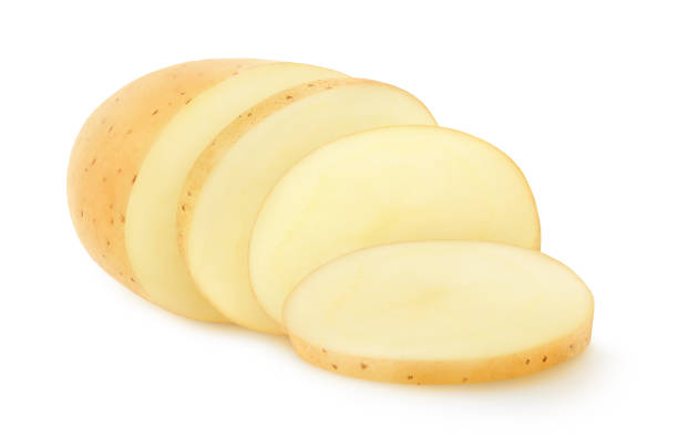 istock One sliced washed raw potato isolated on white 1280215127