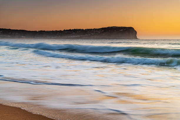 istock Clear skies sunrise seascape 1280219278