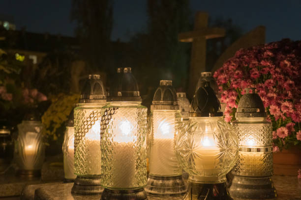 istock A set of grave candles on catholic cemetery 1280225043