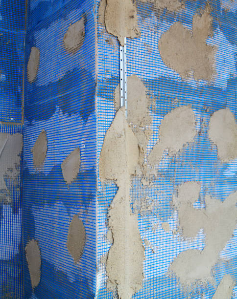 istock corner of wall with applied construction grid and guides for plaster application 1280226494