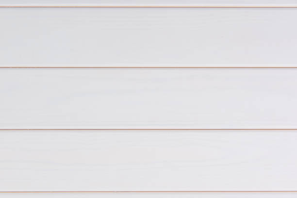 White wooden planks background. Wood texture background with striped pattern, viewed from above.