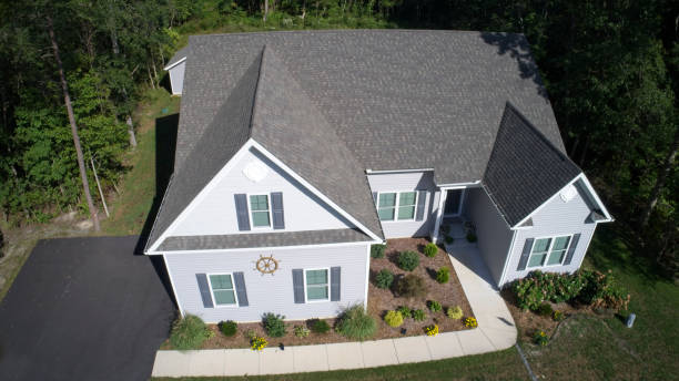 istock Aerial view, house in rural area 1280242111
