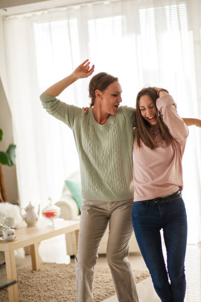 istock Having fun singing and dancing around the living room during quarantine 1280247000