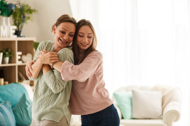 istock Embracing and dancing to pass time during quarantine at home 1280247015