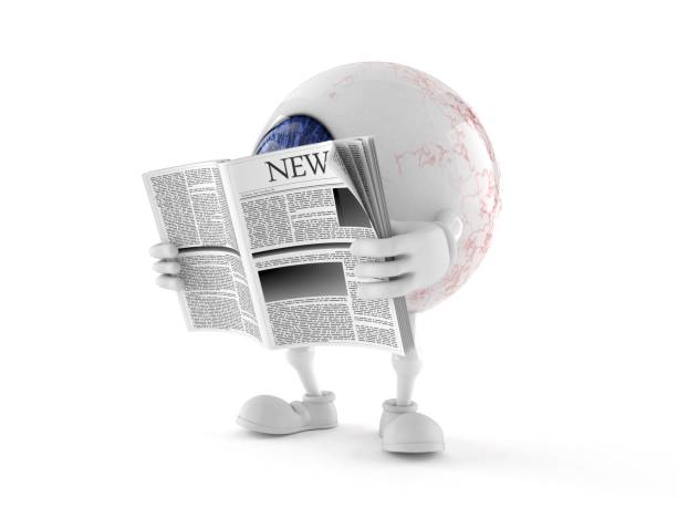 istock Eye ball character reading newspaper 1280269200