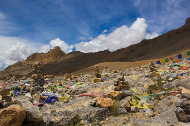 istock Buddhist Prayer flags & Mountains Leh - Ladakh 1280277671