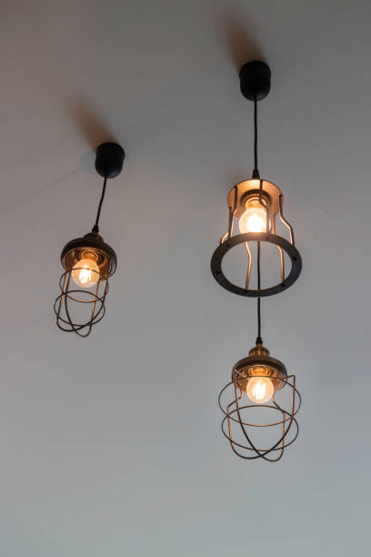 istock Lighting decoration with vintage ceiling lights 1280277850