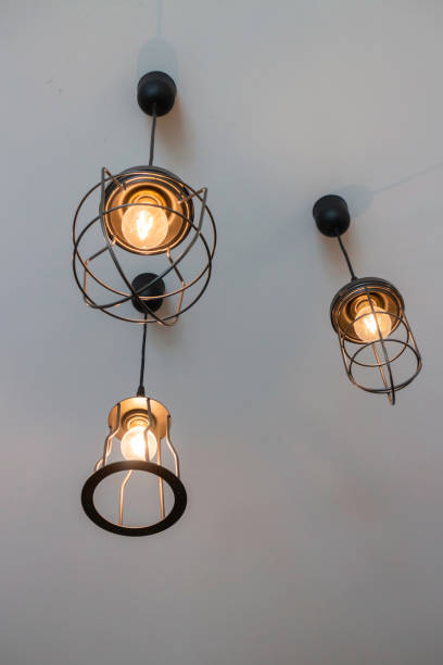 istock Lighting decoration with vintage ceiling lights 1280277852