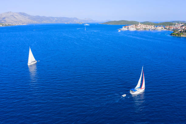 istock Sailing in front of Korcula Island 1280279518