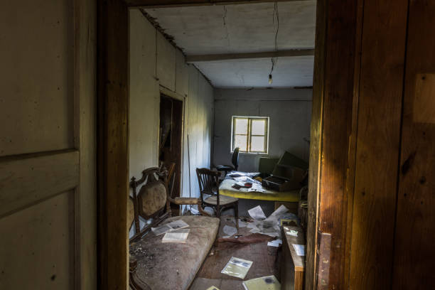 istock room with decorated bench wit chair and bed in a house 1280283524