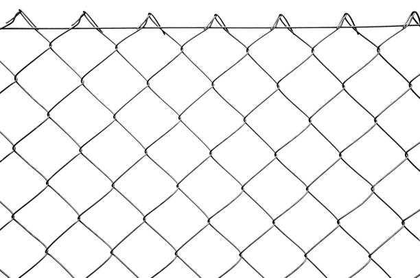 istock wire fence. seamless chain link fence 1280287504