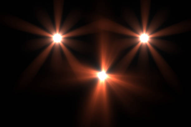 istock Lens Flare on Black Background 1280289666