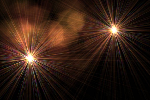 istock Lens Flare on Black Background 1280289763