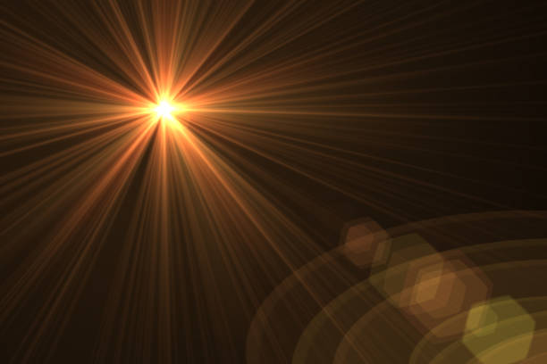 istock Lens Flare on Black Background 1280289781