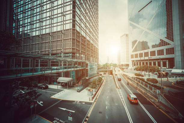 istock Business building exterior, Central, Hong Kong 1280299285