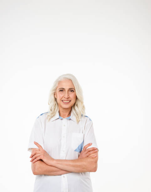 istock Mature old cheerful woman 1280304662