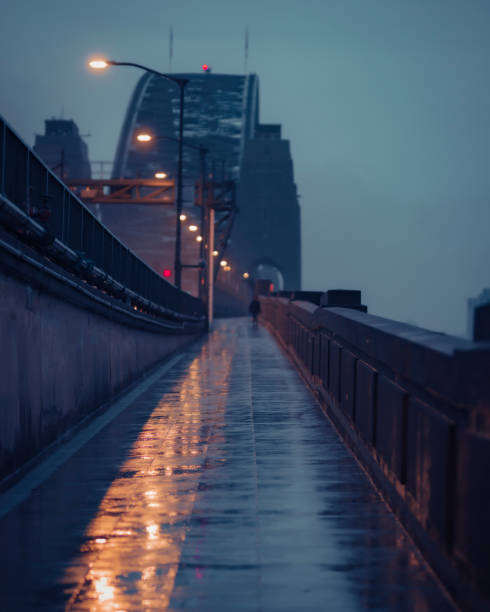 istock Walkway along a historic landmark bridge 1280306367