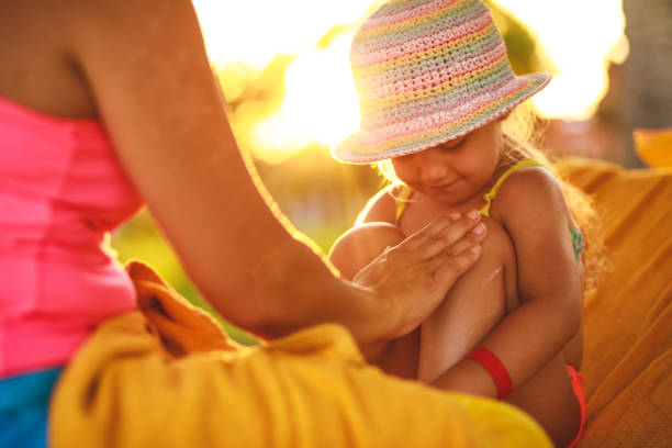 istock Mother putting sun protection on her toddler 1280313816
