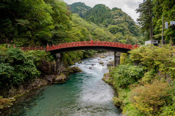 istock The Sacred Shinkyo Bridge in Nikko 1280326518