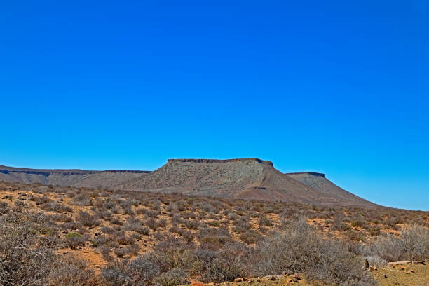 istock Imposing flat topped mountains in Karoo 1280327026