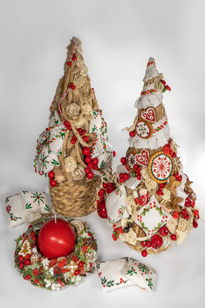 istock Christmas tree table cones mini decoration for new year 1280331560