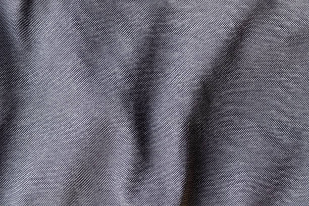 istock Jersey cotton fabric texture. Crumpled gray textile background 1280331784