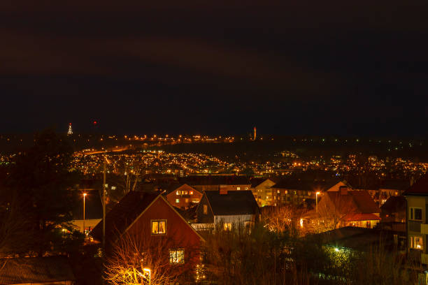 istock Night view of a city 1280334520