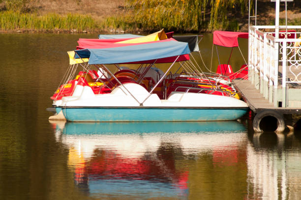 istock Catamarans at the pier 1280335012