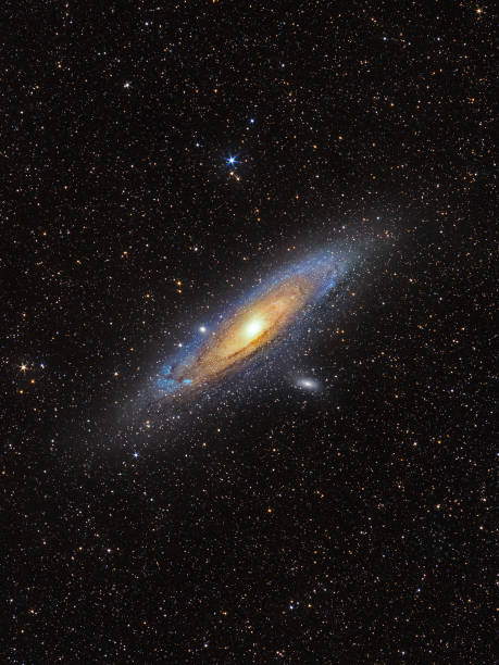 Andromeda galaxy The majestic Andromeda galaxy andromeda galaxy stock pictures, royalty-free photos & images