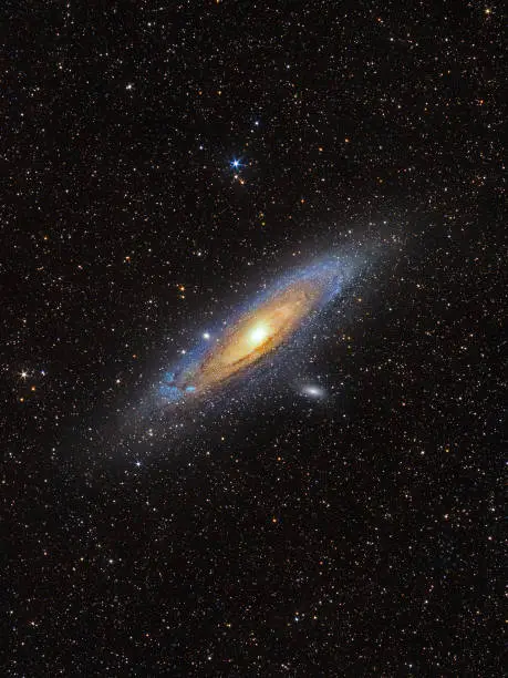 The majestic Andromeda galaxy