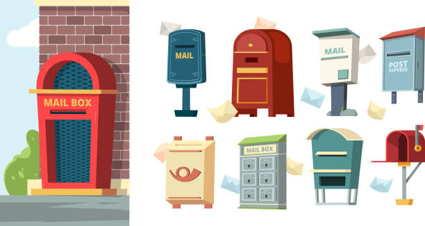 81 Vintage Post Office Boxes Cartoon Illustrations & Clip Art - iStock