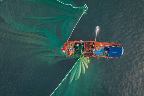 istock Fishing boat on the sea 1280341572